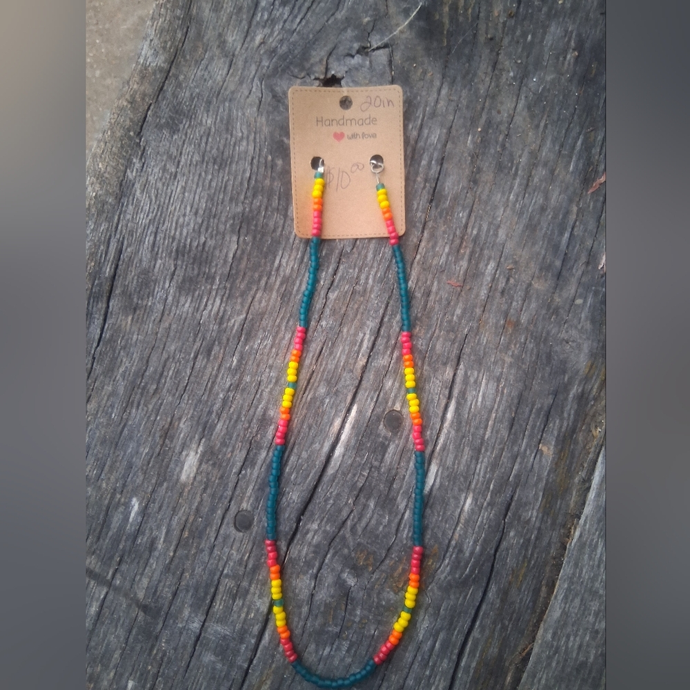 Handmade Colorful Seed Bead Navajo/Western Style